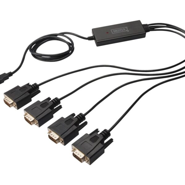 Digitus | USB 2.0 to 4xRS232 Cable | DA-70159 | USB to Serial Adapter