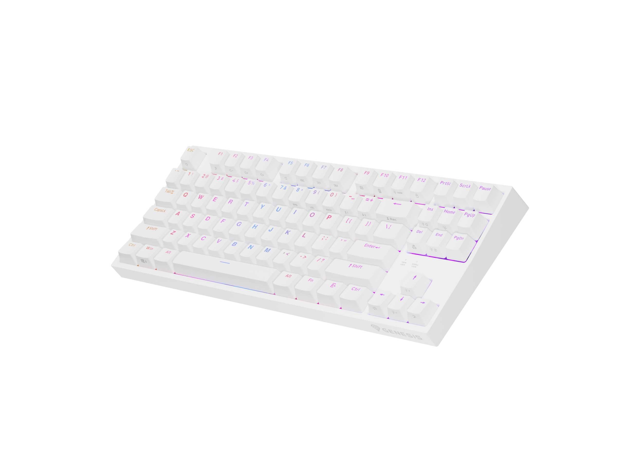 Genesis | Mechanical Gaming Keyboard | THOR 404 TKL RGB | Mechanical Gaming Keyboard | Wired | US | USB Type-A | 1005 g | Gateron Yellow Pro - Image 10