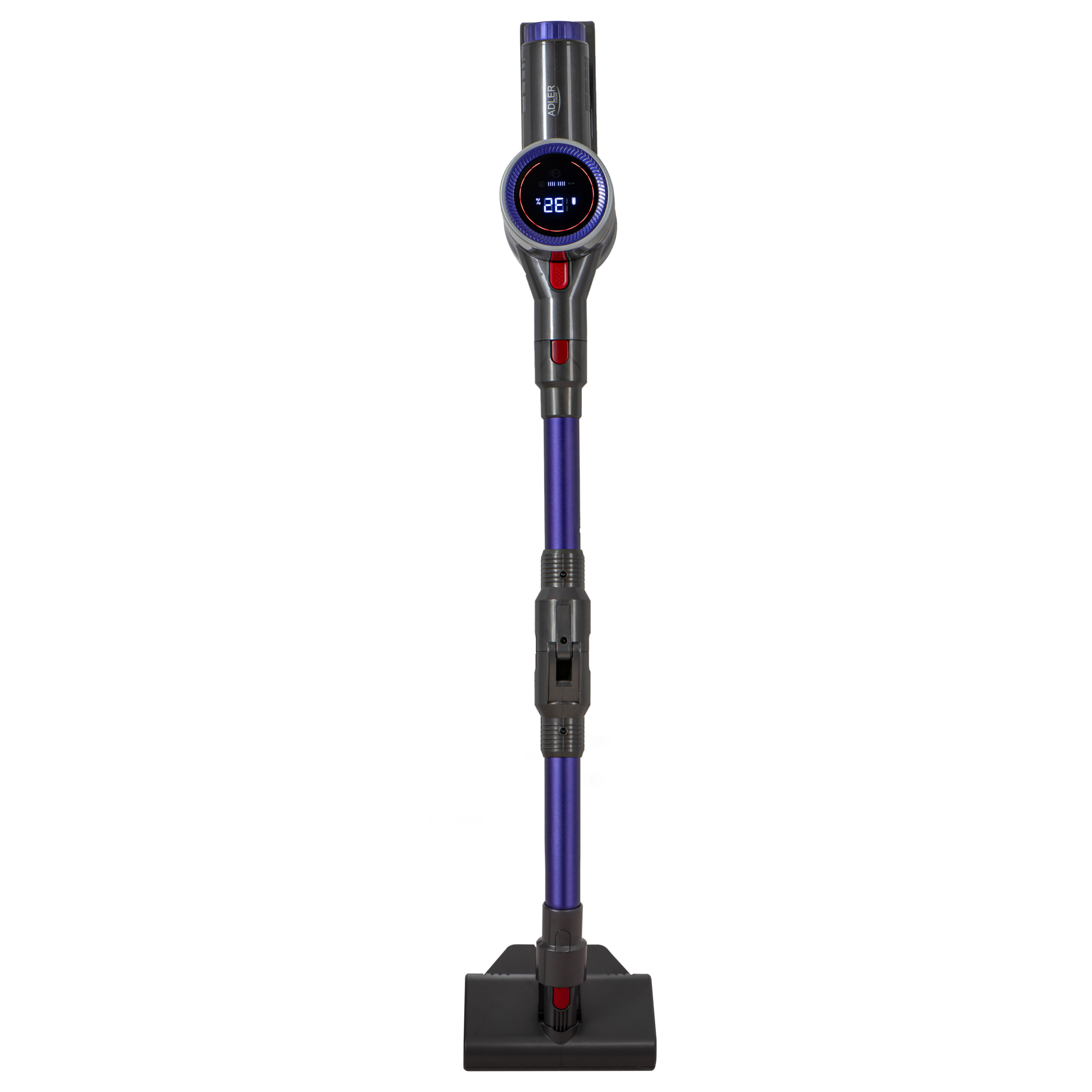 Adler Vacuum Cleaner | AD 7061 Allergy-friendly PRO | Cordless operating | 220-240 V | Operating time (max) 30 min | Black/Blue | Warranty 24 month(s) - Image 4