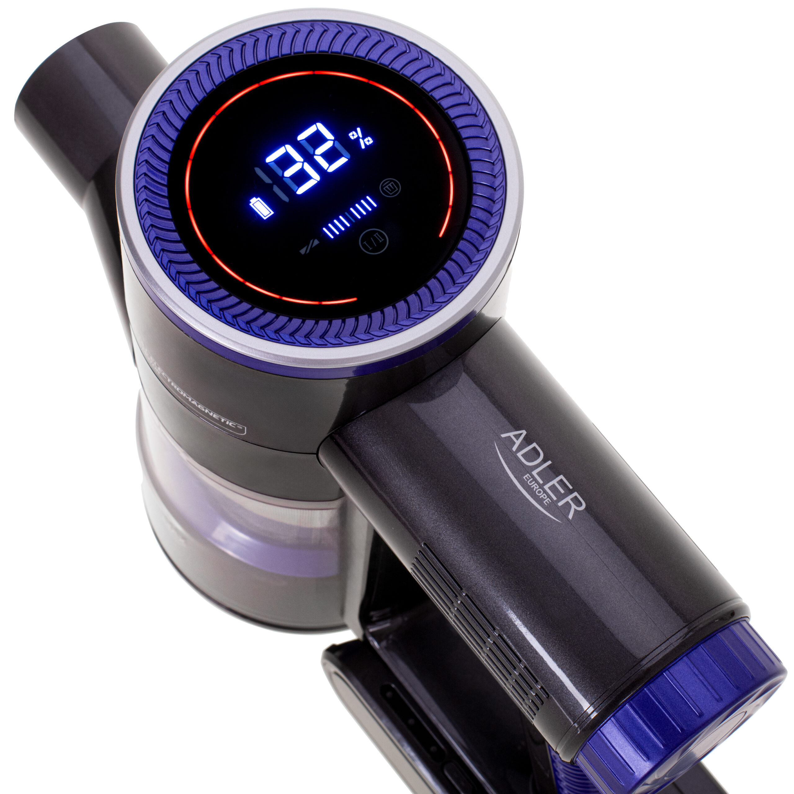 Adler Vacuum Cleaner | AD 7061 Allergy-friendly PRO | Cordless operating | 220-240 V | Operating time (max) 30 min | Black/Blue | Warranty 24 month(s) - Image 6