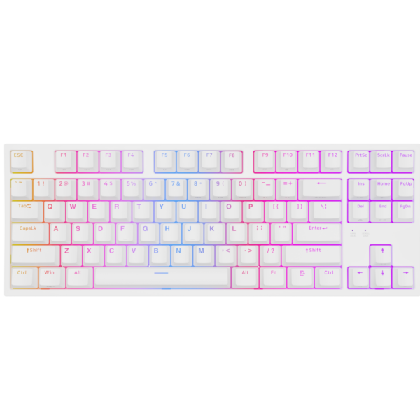 Genesis | THOR 404 TKL | Mechanical Gaming Keyboard | Wired | US | Kailh Box Brown V2 | White