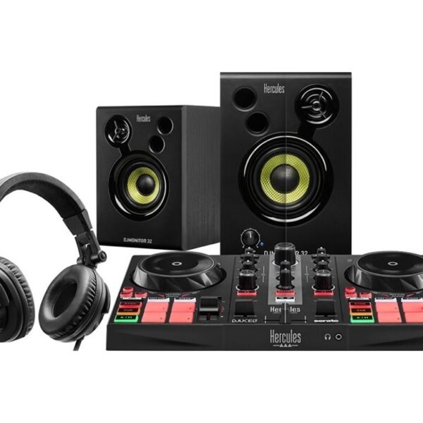 Hercules | DJ Learning Kit MK2 | Speakers | USB connectivity