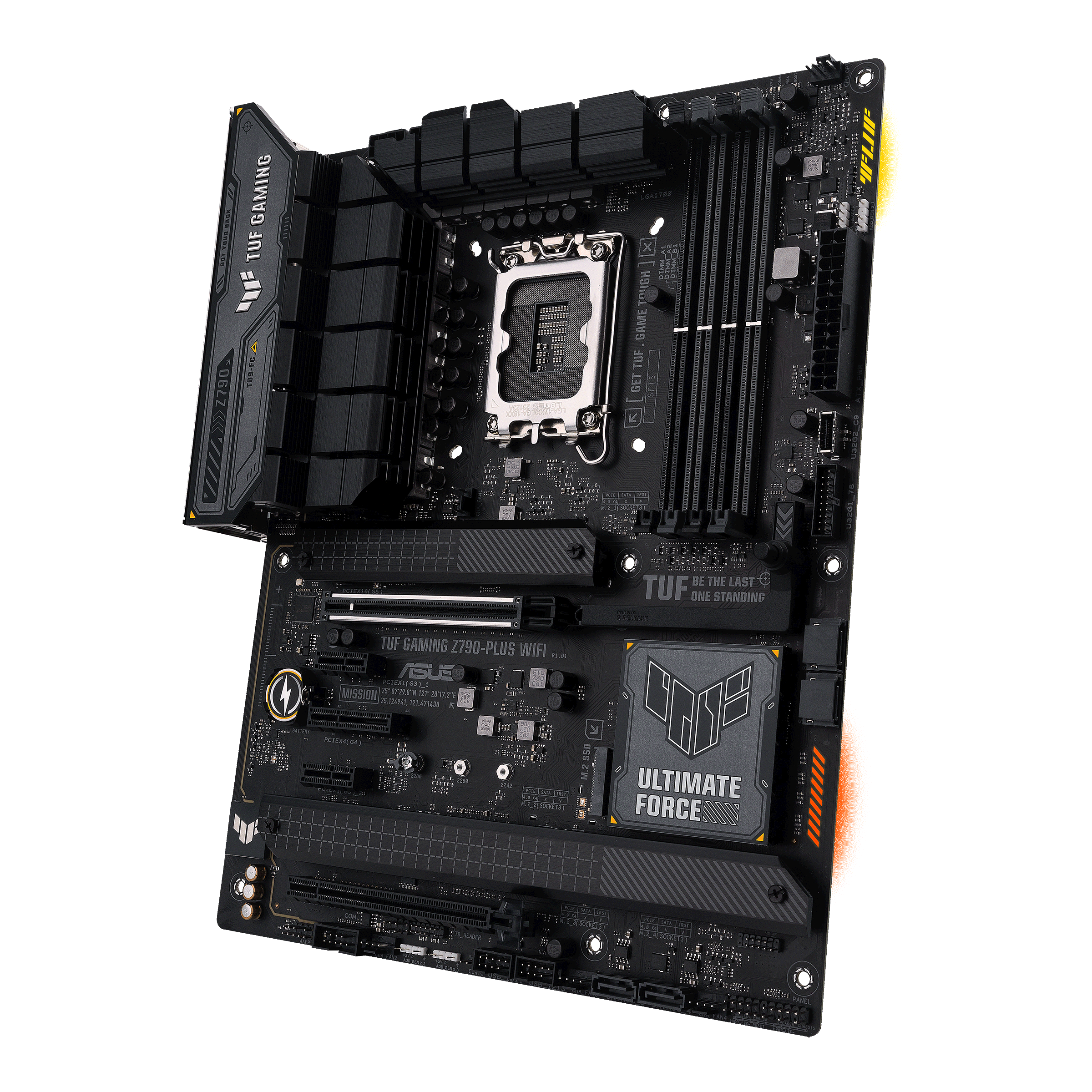 Asus | TUF GAMING Z790-PLUS WIFI | Processor family Intel | Processor socket LGA1700 | DDR5 | Supported hard disk drive interfaces SATA, M.2 | Number of SATA connectors 4 - Image 3