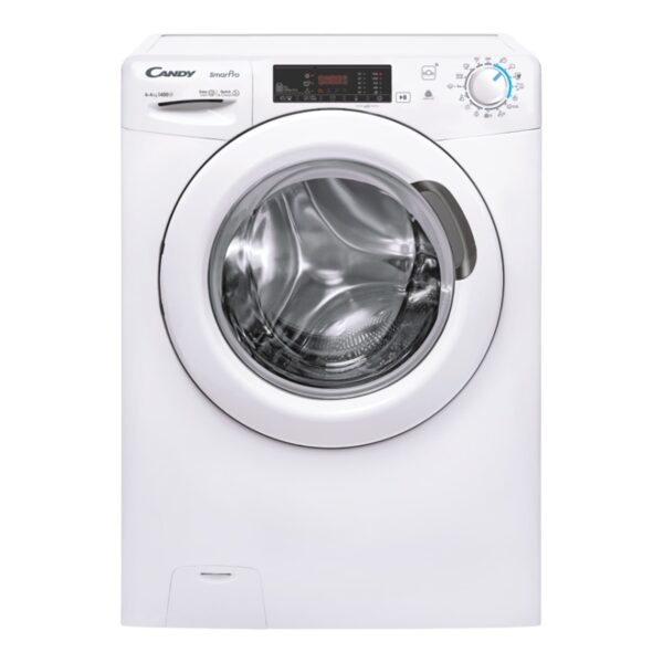 Candy Washing Machine with Dryer | CSHW 4645TW3/1-S | Energy efficiency class C/E | Front loading | Washing capacity 6 kg | 1400 RPM | Depth 45 cm | Width 60 cm | Display | Digit | Drying system | Drying capacity 4 kg | Steam function | White