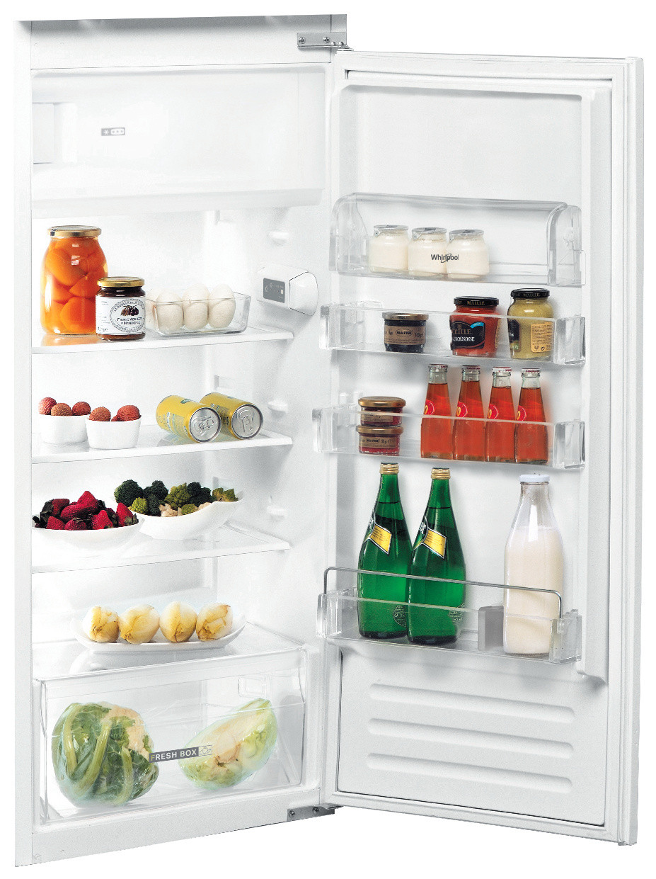 Whirlpool Refrigerator | ARG 7342 | Energy efficiency class E | Built-in | Larder | Height 122 cm | Fridge net capacity 171 L | Freezer net capacity 18 L | 36 dB | Inox