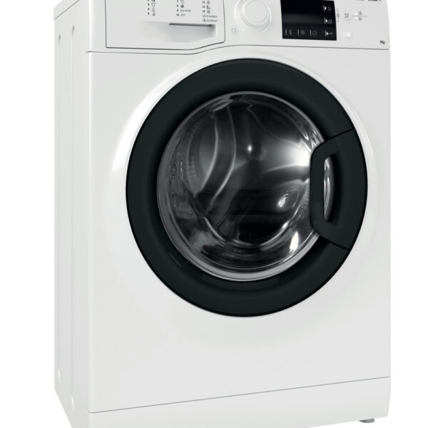 Whirlpool Washing machine | WRSB 7259 WB EU | Energy efficiency class B | Front loading | Washing capacity 7 kg | 1200 RPM | Depth 43.5 cm | Width 59.5 cm | Display | LED | Steam function | White