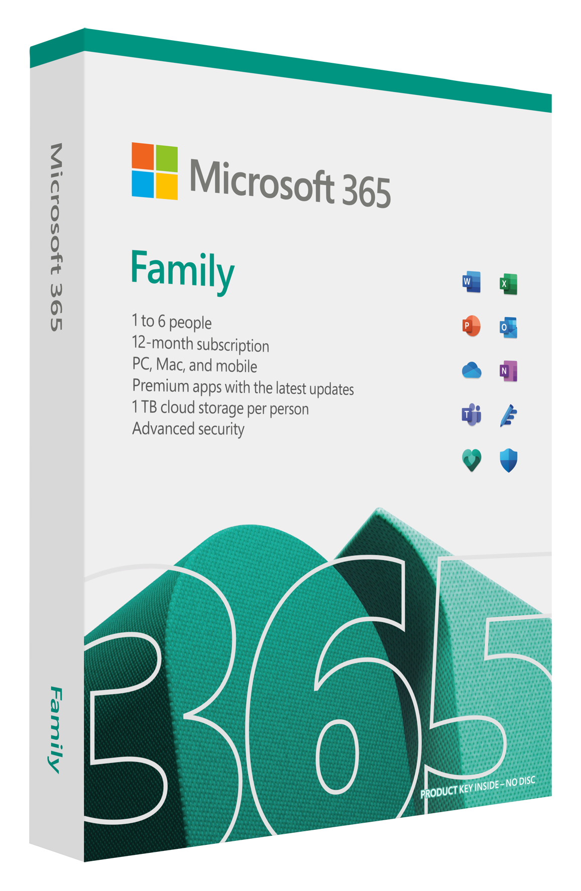 Microsoft | 365 Family | 6GQ-01897 | M365 Family | FPP | License term 1 year(s) | English | EuroZone Medialess