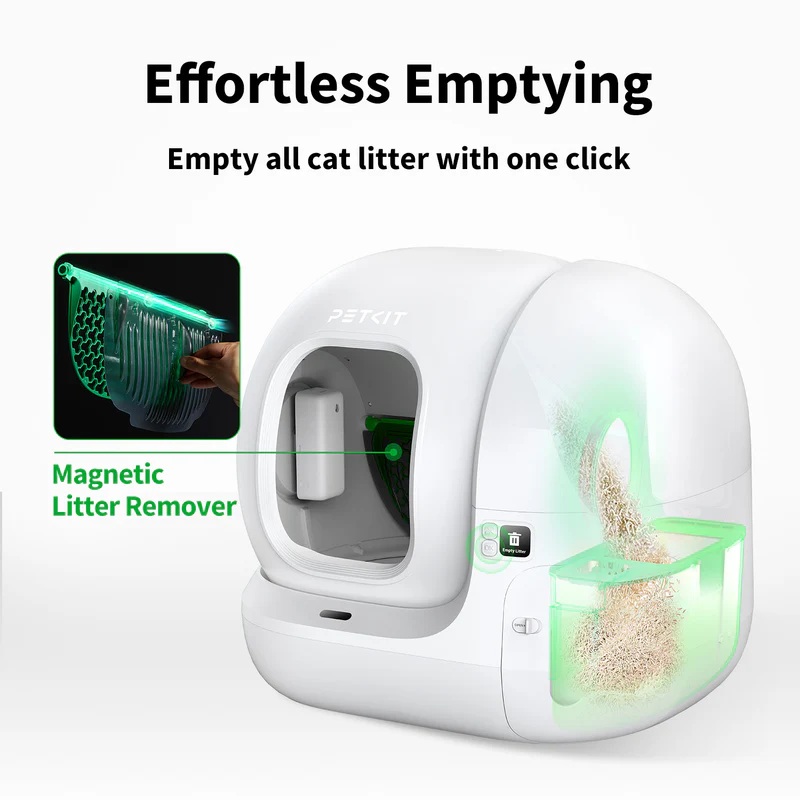 PETKIT | Pura Max 2 Mineral Sand Litter, Green + Magnetic Cat Litter Remover | Green - Image 5