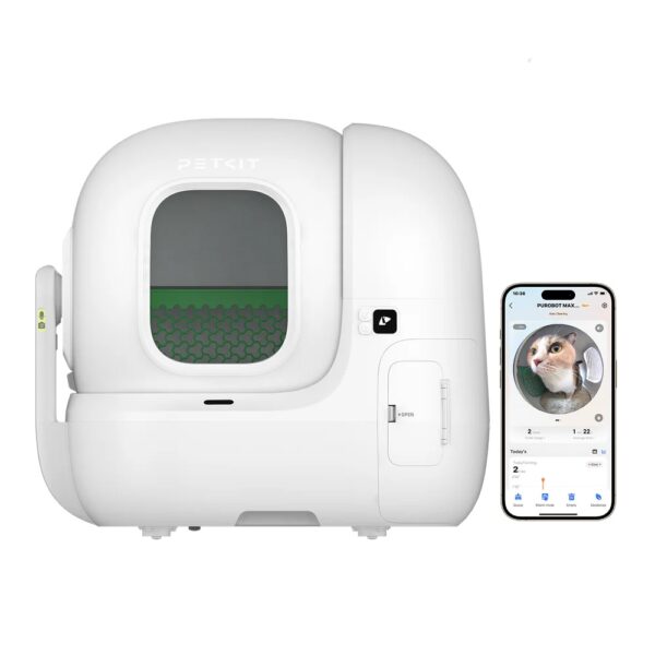 PETKIT | Automatic Cat Litter Box | PUROBOT MAX Pro | White