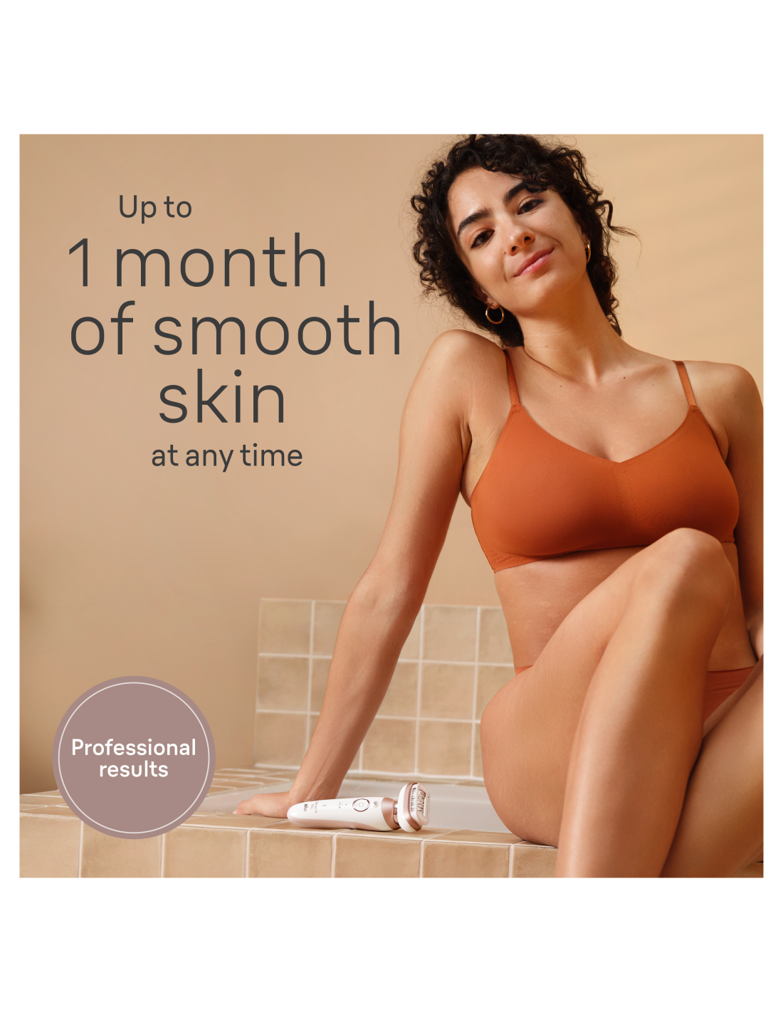 Braun Epilator | SES9-030 3D Silk-Epilk 9 Flex | Operating time (max) 50 min | Number of power levels 2 | Wet & Dry | White/Rose - Image 7