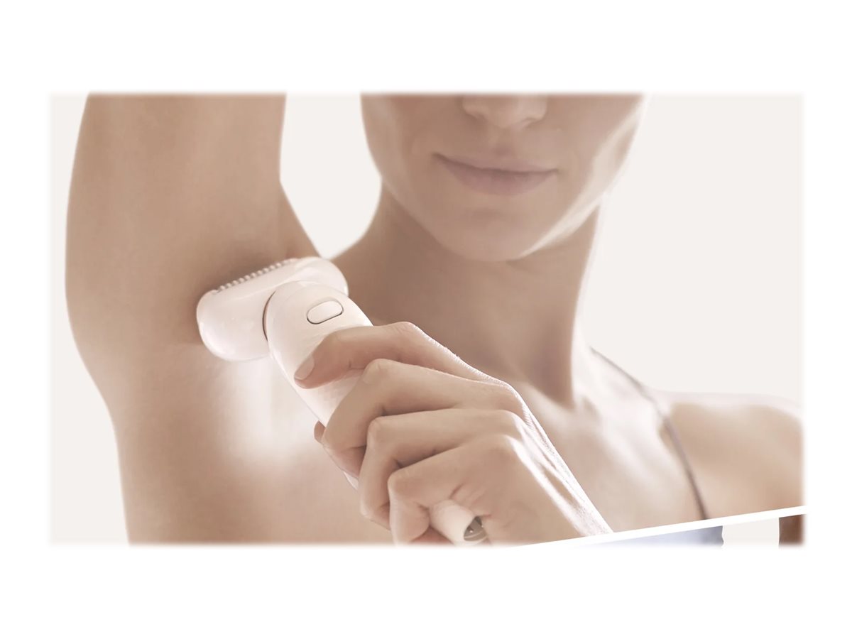 Braun Epilator | SES9-030 3D Silk-Epilk 9 Flex | Operating time (max) 50 min | Number of power levels 2 | Wet & Dry | White/Rose - Image 16