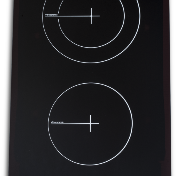 SALE OUT. Simfer | Hob | H3.020.DEBSP | Vitroceramic | Number of burners/cooking zones 2 | Touch | Black