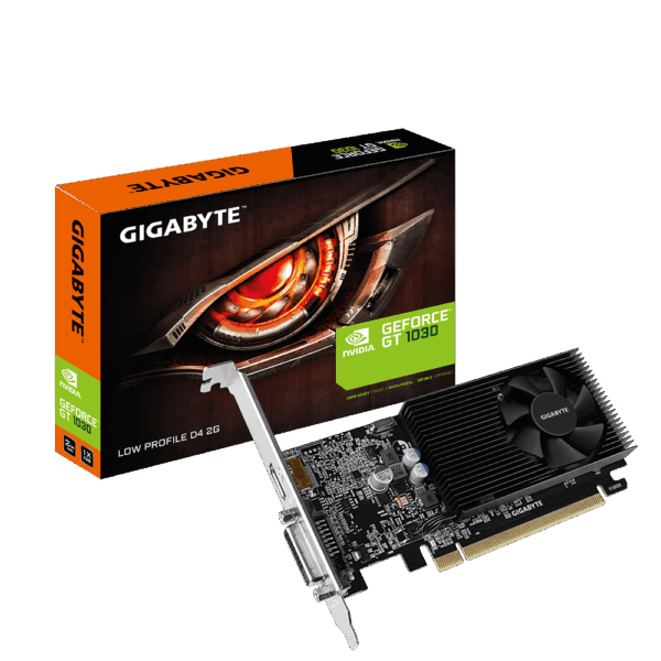 Gigabyte | GV-N1030D4-2GL 1.0 | NVIDIA | 2 GB | GeForce GT 1030 | DDR4 | DVI-D ports quantity 1 | HDMI ports quantity 1 | PCI Express 3.0 | Memory clock speed 2100 MHz | Processor frequency 1417 MHz