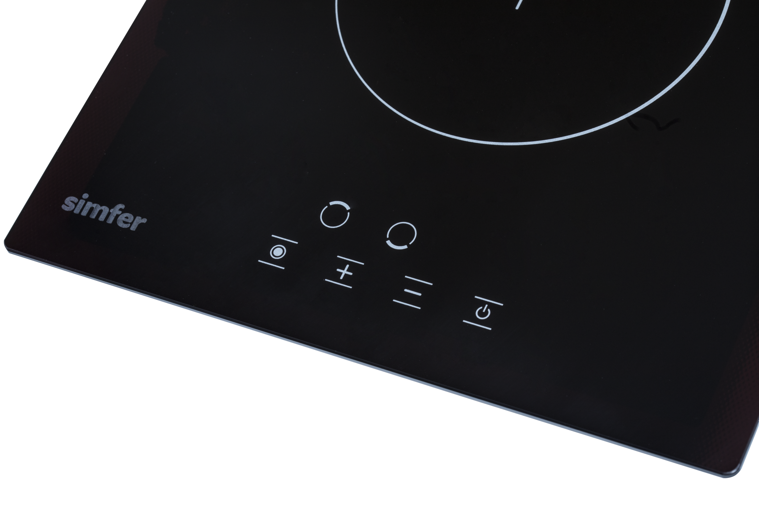 SALE OUT. Simfer | Hob | H3.020.DEBSP | Vitroceramic | Number of burners/cooking zones 2 | Touch | Black - Image 3