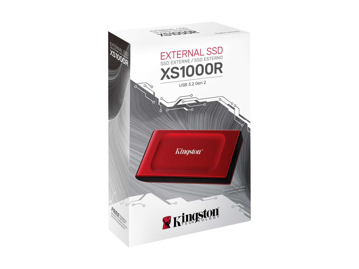 Kingston External SSD | SXS1000R | 2000 GB | Solid-state drive interface USB 3.2 Gen 2 | Read speed 1050 MB/s | Write speed 1000 MB/s - Image 3