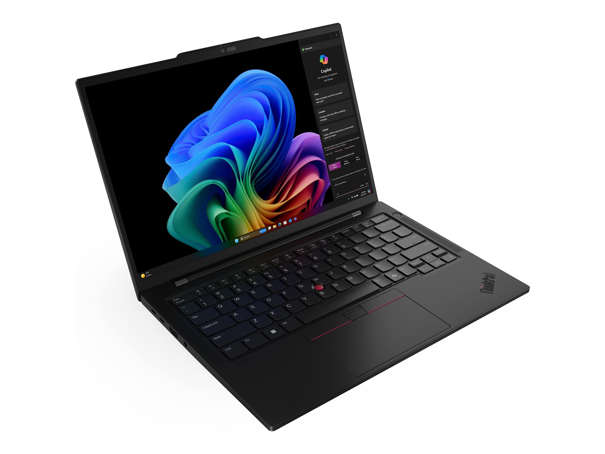 Lenovo ThinkPad T14s G6 Intel | Black | 14 " | IPS | WUXGA | 1920 x 1200 pixels | Anti-glare | Intel Core Ultra 5 | 226V | 16 GB | Soldered LPDDR5x | Solid-state drive capacity 512 GB | Intel Arc Graphics 130V | Windows 11 Pro | 802.11be | Bluetooth version 5.4 | Keyboard language Nordic | Keyboard backlit | Warranty 36 month(s) | Battery warranty 12 month(s) - Image 4