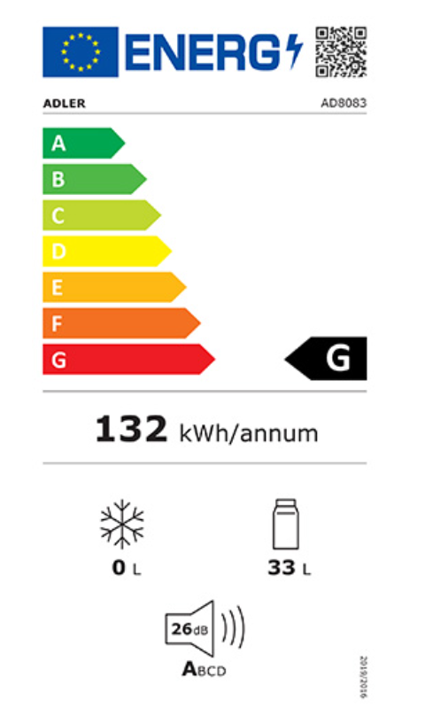 Adler | Beverage Pantry | AD 8083 | Energy efficiency class G | Free standing | Bottles capacity 12 | Black - Image 9