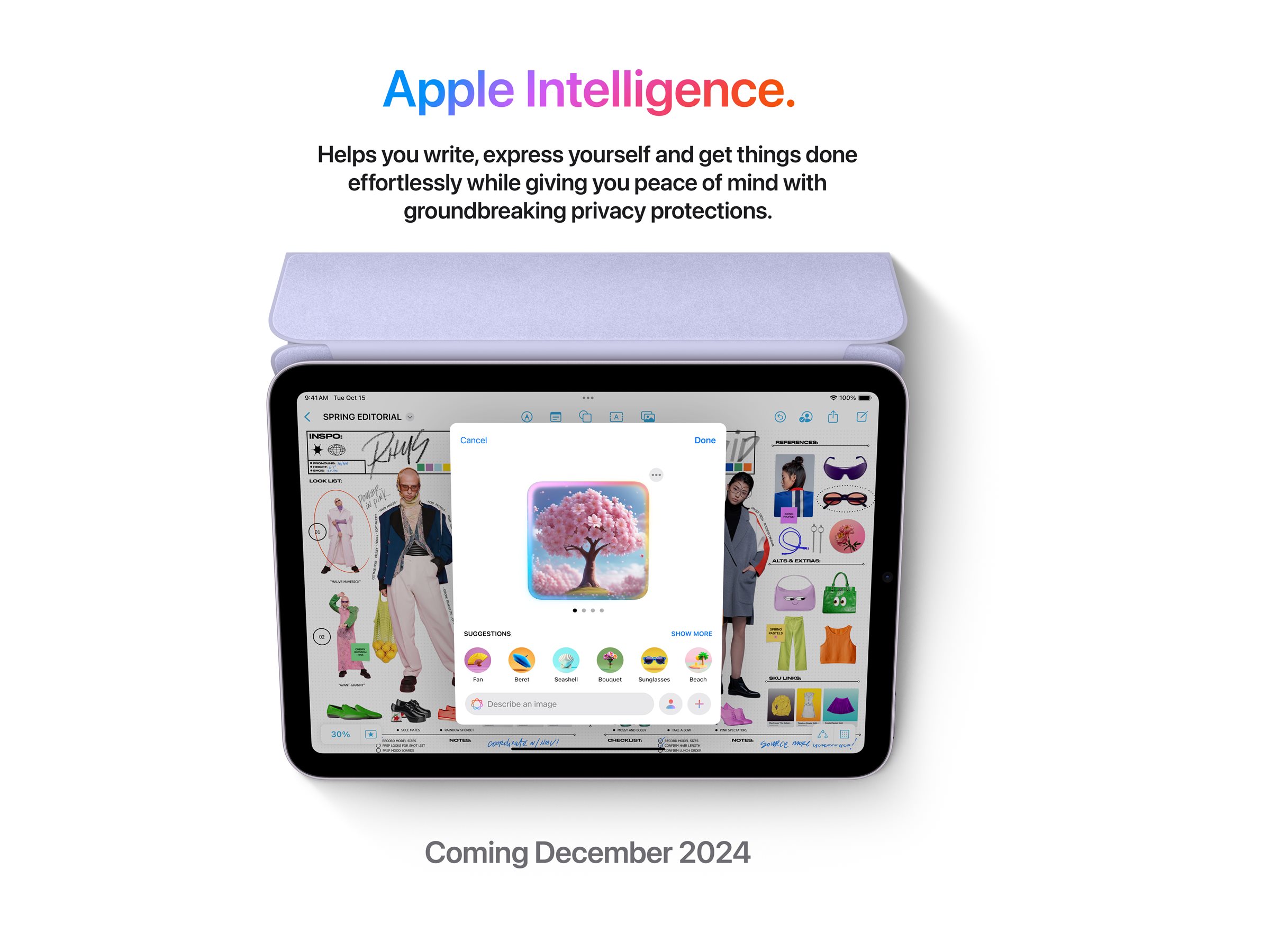 Apple iPad Mini (A17 Pro) | 8.3 " | Purple | Liquid Retina | 2266 x 1488 pixels | 128 GB | Wi-Fi | Front camera | 12 MP | Rear camera | 12 MP | Bluetooth | 5.3 | iPadOS - Image 13