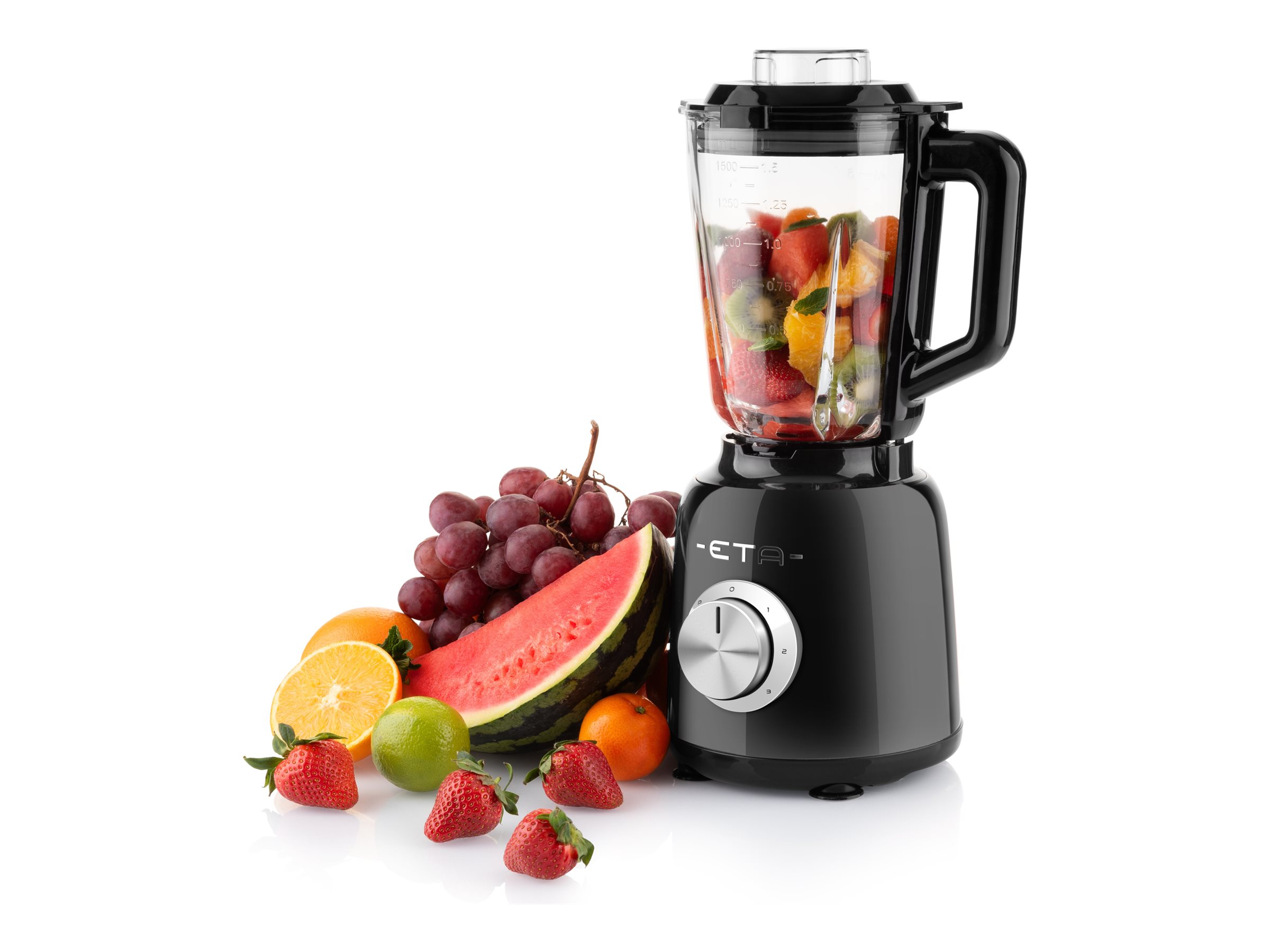 ETA Blender | ETA901190030 STORIO | Tabletop | 1200 W | Jar material Glass | Jar capacity 1.5 L | Black - Image 2