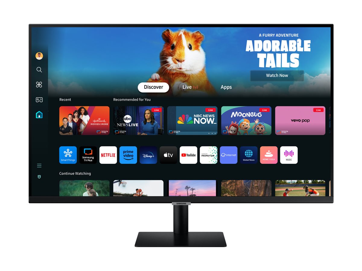 Samsung | LS27DM500EUXDU M5 M50D | 27 " | VA | 16:9 | 60 Hz | 4 ms | 1920 x 1080 pixels | 250 cd/m² | HDMI ports quantity 2 | Black - Image 2