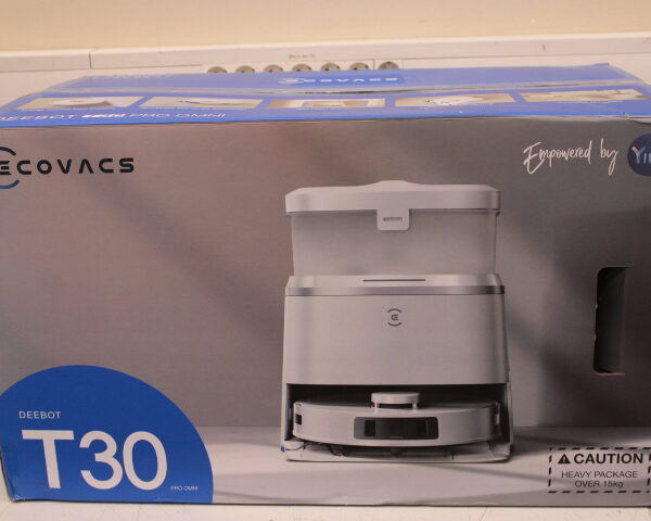 SALE OUT. Ecovacs | Vacuum cleaner with Auto-empty station | DEEBOT T30 PRO OMNI | Wet&Dry | Operating time (max) 200 min | Li-ion | 5200 mAh | Dust capacity 0.3 L | 11000 Pa | Silver | DAMAGED PACKAGING, DIRTY, SCRATCHES ON TOP, MISSING MOP CLOTHS