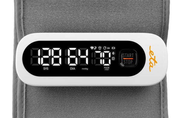 ETA | Smart Blood Pressure Monitor | ETA629790000 Gauge | Memory function | Number of users 1 user(s) | Measured values: Diastolic pressure, Pulse, Systolic pressure; Number of measurements in memory: 199 | Arm - Image 5