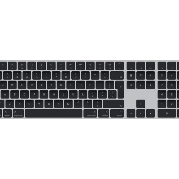 Apple Magic Keyboard with Touch ID and Numeric Keypad for Mac models with Apple silicon | Keyboard | Wireless | English | Black | Bluetooth, USB-C