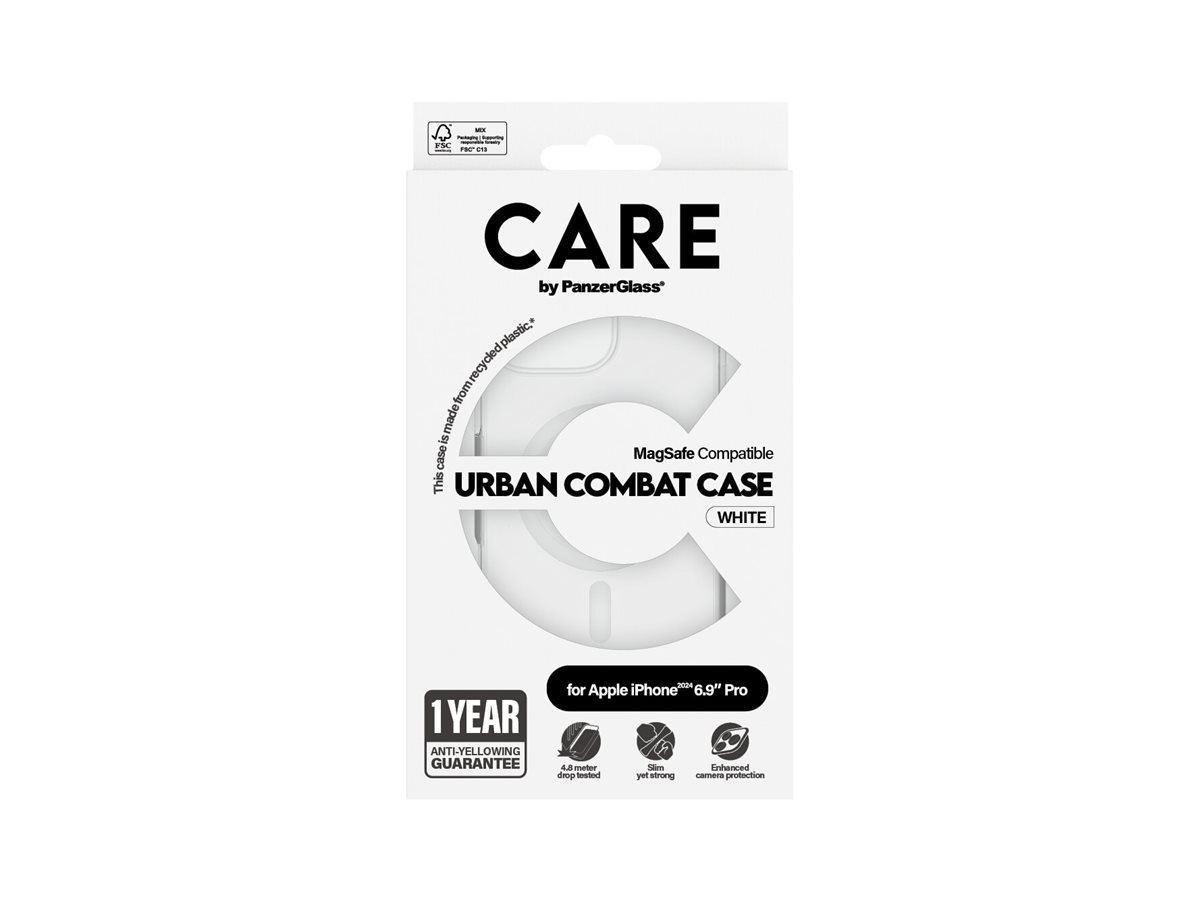 CARE Flagship Case | Back cover | Apple | iPhone 16 Pro Max | Recycled plastic | White | MagSafe - Image 6