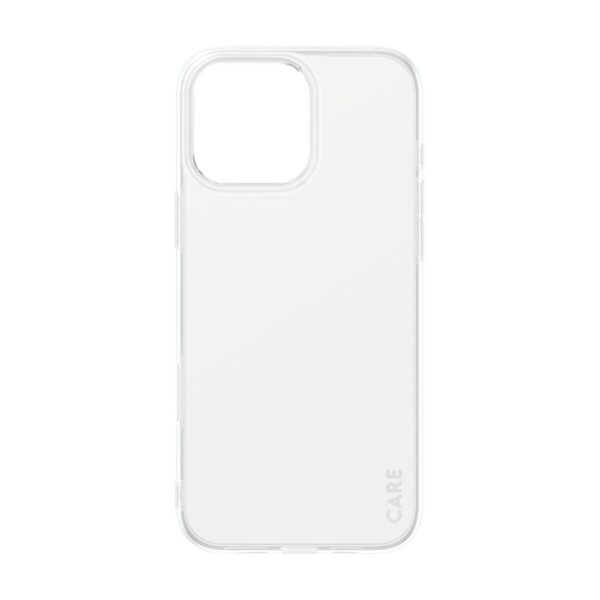 CARE Fashionable Case | Back cover | Apple | iPhone 16 Pro Max | Recycled plastic | Transparent | X-Ray Soft Basic