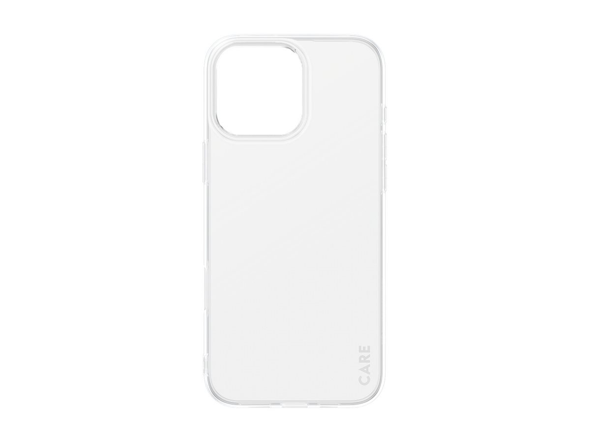 CARE Fashionable Case | Back cover | Apple | iPhone 16 Pro Max | Recycled plastic | Transparent | X-Ray Soft Basic