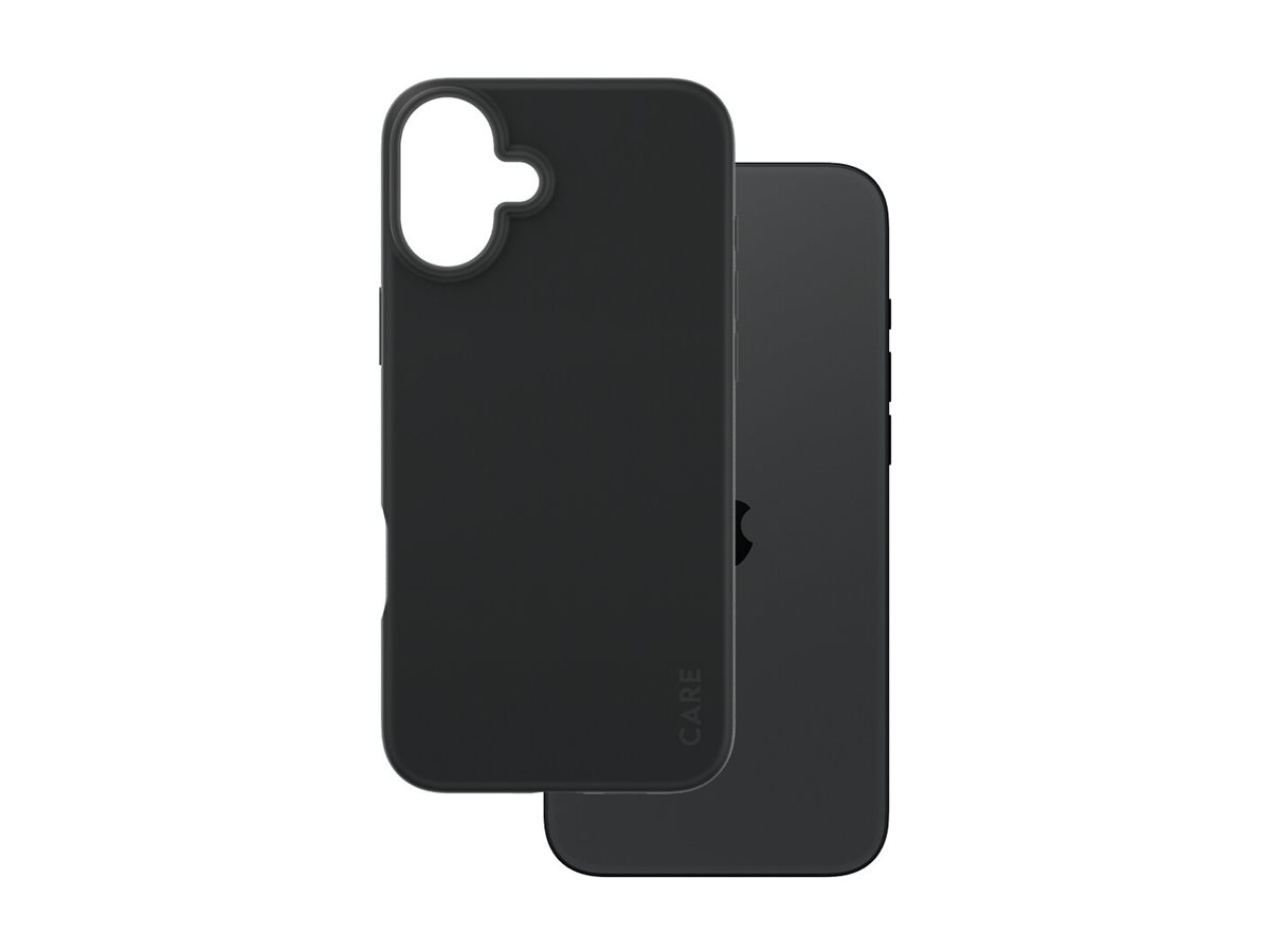 CARE by PanzerGlass Case Fashion | Back protection | Apple | iPhone 16 Plus | Recycled plastic | Black - Image 4