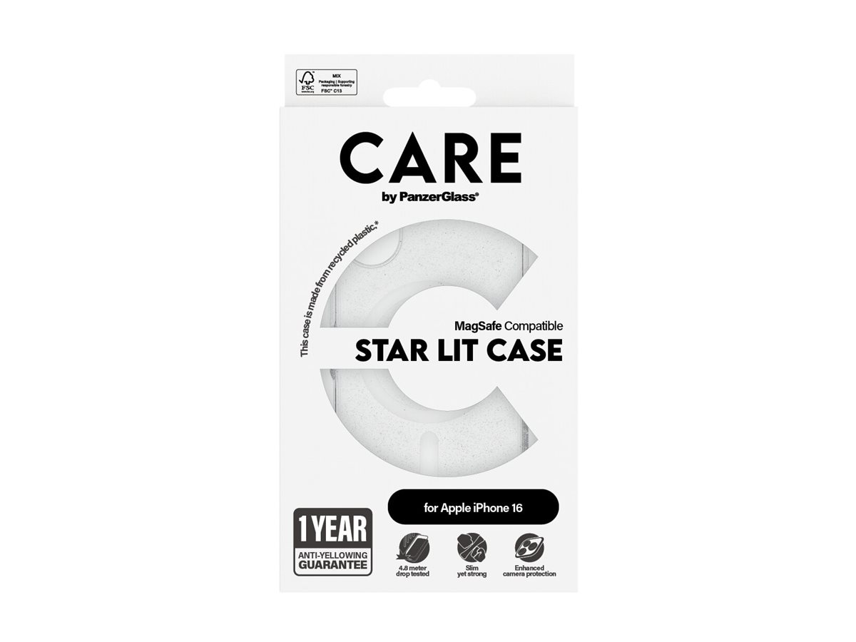 CARE Flagship Case | Back cover | Apple | iPhone 16 | Recycled plastic | White | Urban Combat Star Lit with MagSafe - Image 7