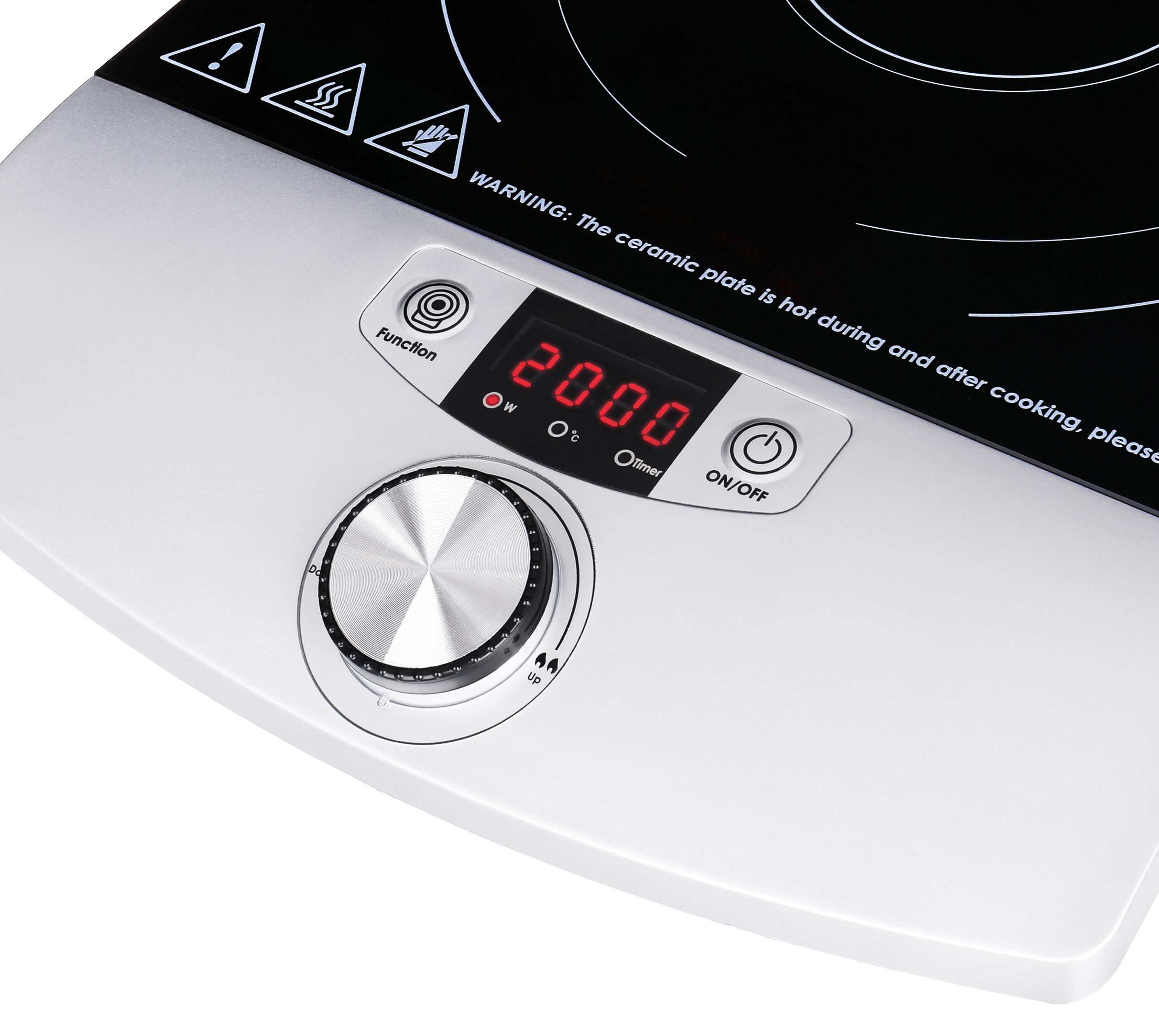Camry Cooker Induction | CR 6515 | Number of burners/cooking zones 1 | Black/Silver | Induction - Image 5