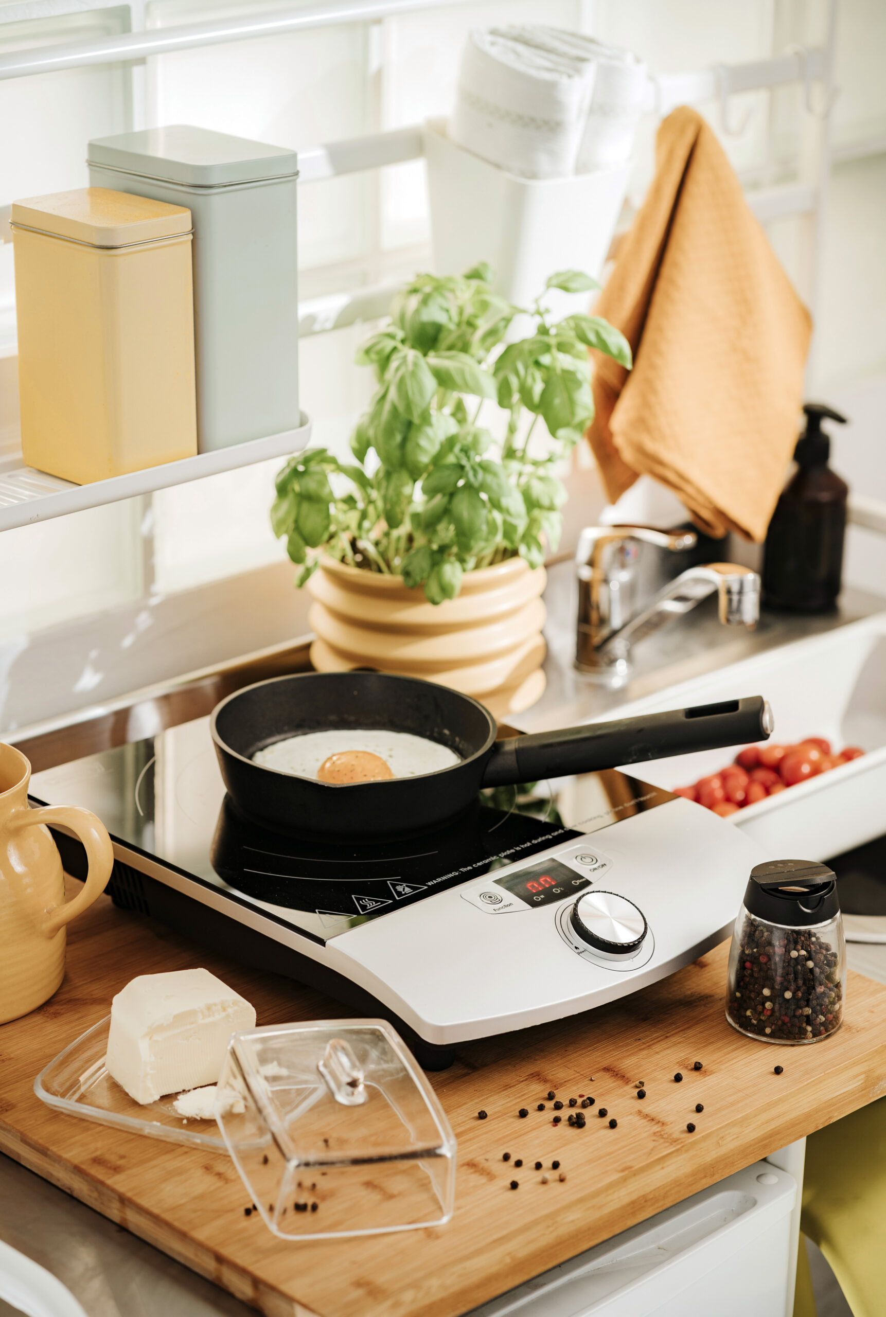 Camry Cooker Induction | CR 6515 | Number of burners/cooking zones 1 | Black/Silver | Induction - Image 6