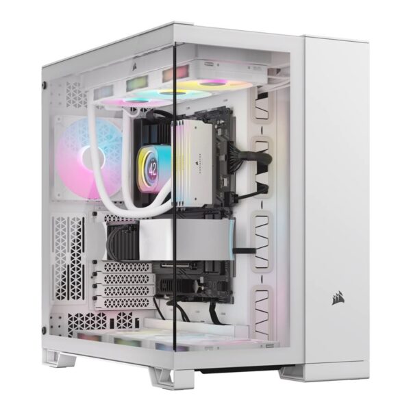 Corsair Dual Chamber PC Case | iCUE LINK 6500X RGB | White | Mid Tower | Power supply included No | ATX