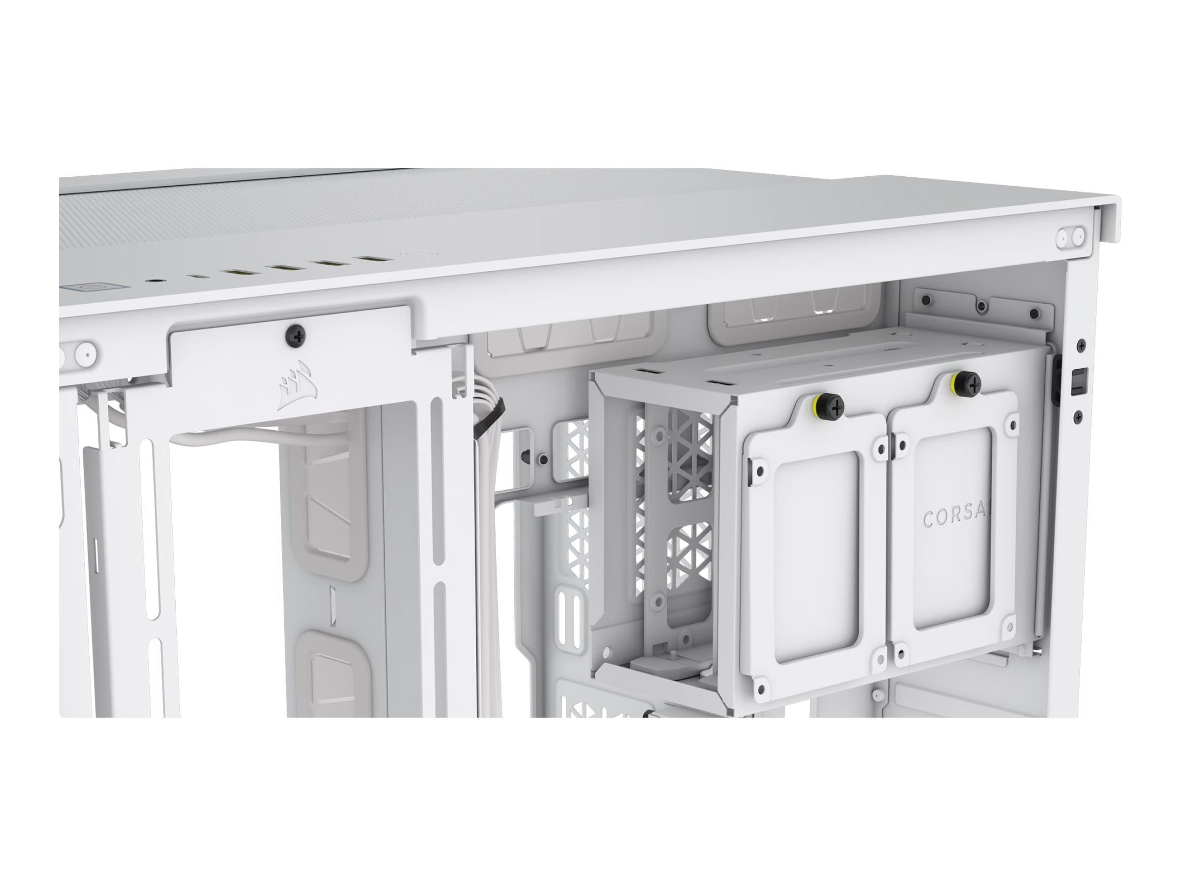 Corsair Dual Chamber PC Case | iCUE LINK 6500X RGB | White | Mid Tower | ATX - Image 6