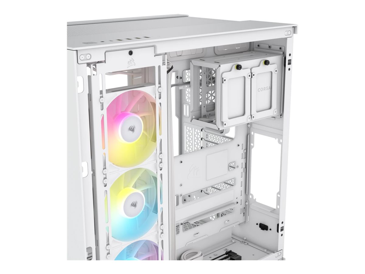 Corsair Dual Chamber PC Case | iCUE LINK 6500X RGB | White | Mid Tower | ATX - Image 9