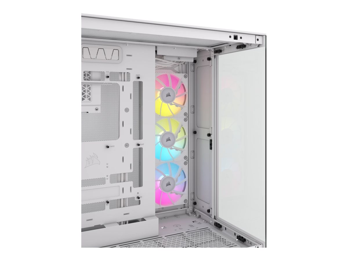 Corsair Dual Chamber PC Case | iCUE LINK 6500X RGB | White | Mid Tower | ATX - Image 10