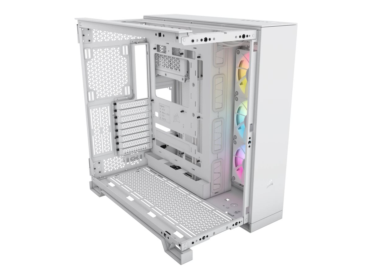 Corsair Dual Chamber PC Case | iCUE LINK 6500X RGB | White | Mid Tower | ATX - Image 11