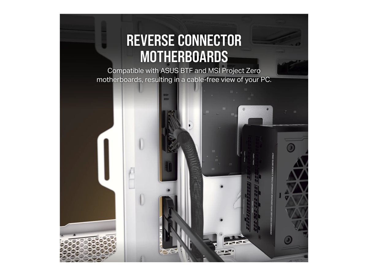 Corsair Dual Chamber PC Case | iCUE LINK 6500X RGB | White | Mid Tower | ATX - Image 15