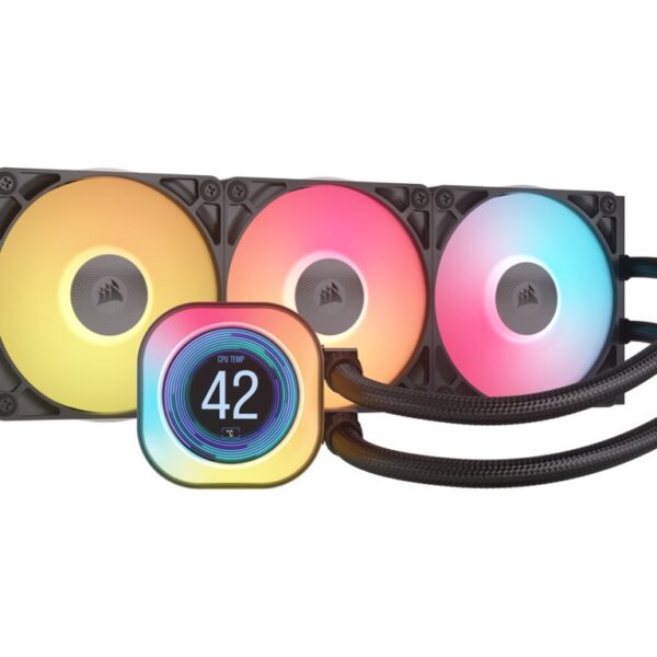Corsair | Liquid CPU Cooler | iCUE LINK TITAN 360 RX LCD | Intel, AMD