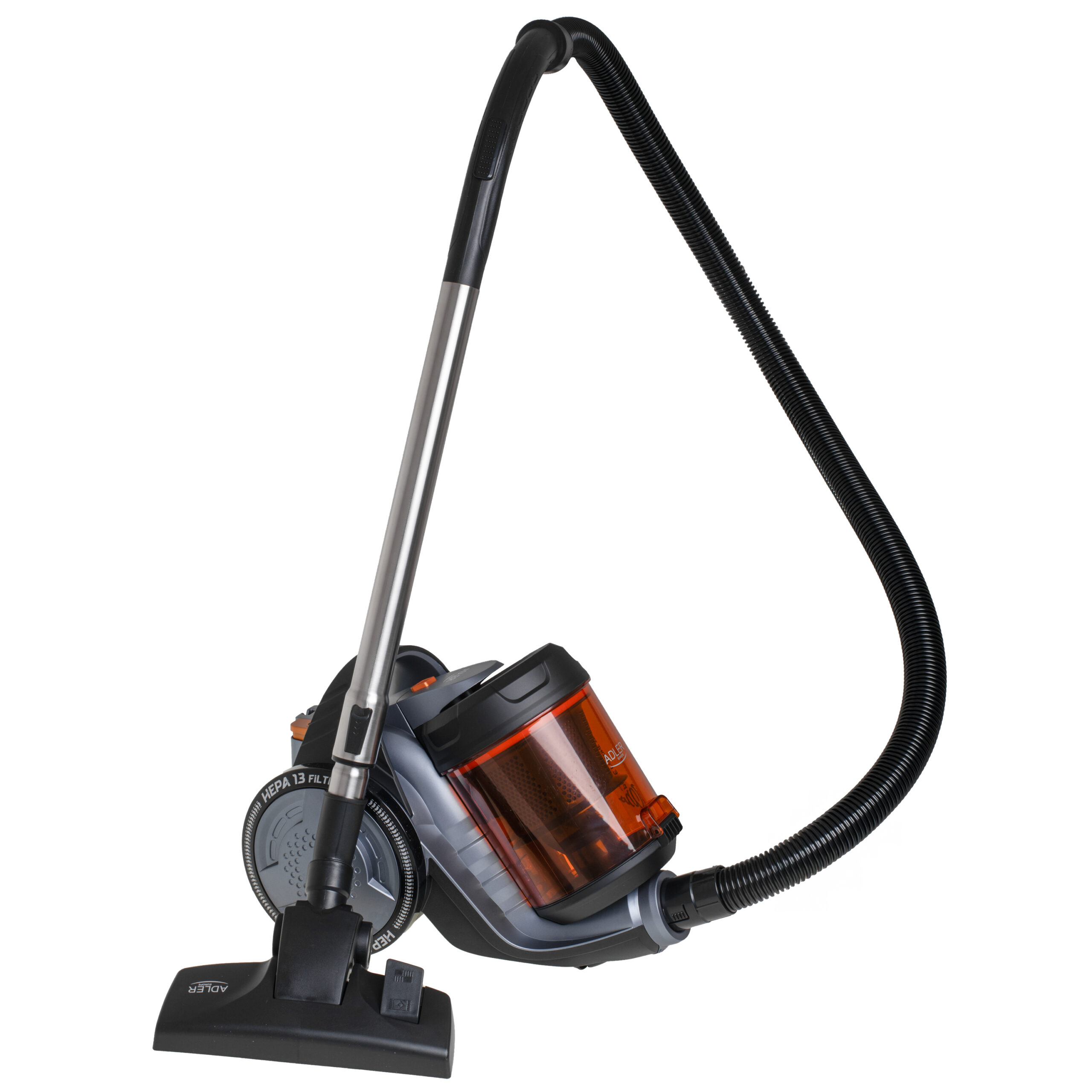 Adler Cyclone Vacuum Cleaner | AD 7065 | Bagless | Power 700 W | Dust capacity 1.6 L | Black/Red - Image 3