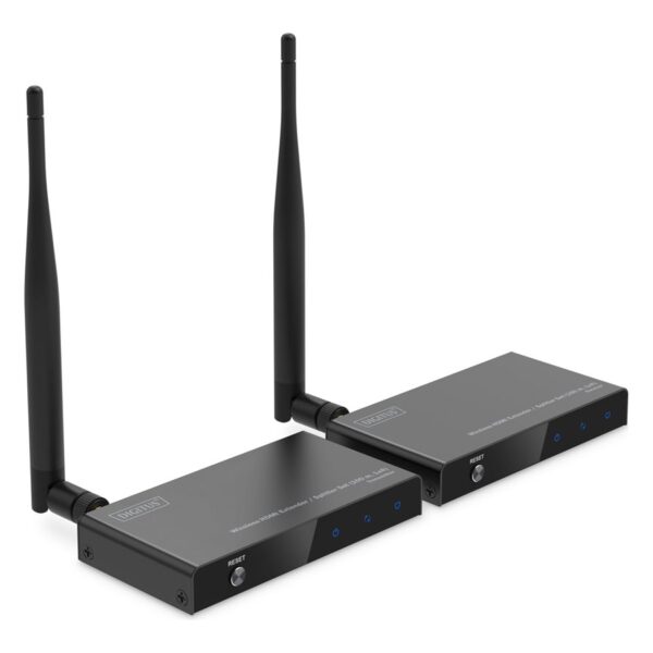 Digitus Wireless HDMI Extender/Splitter Set (100m, 1x4) | DS-55346 | Black