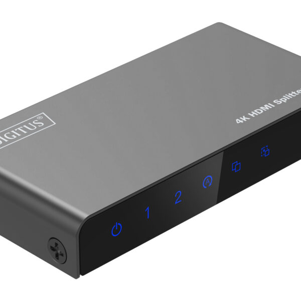 Digitus 4K HDMI Splitter, 1x2 | DS-55336 | Black