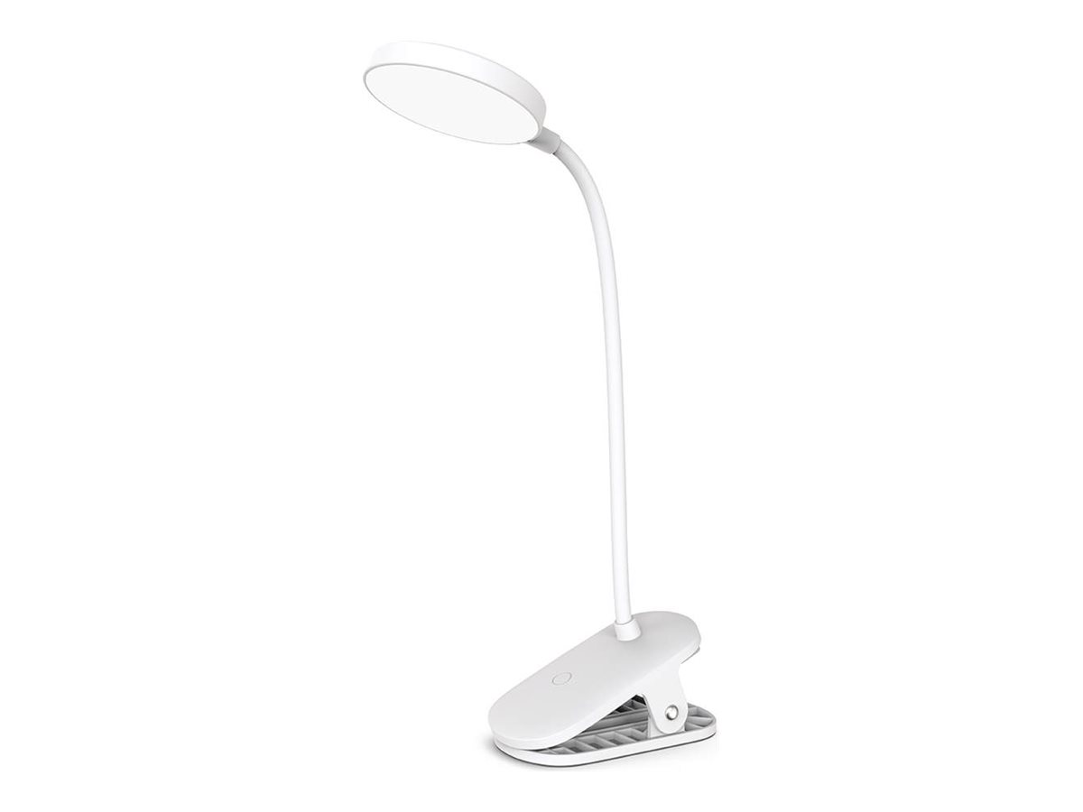 ColorWay LED Table Lamp Flexible and Clip 2 with Built-in Battery | CW-DL10FCB-W - Image 2