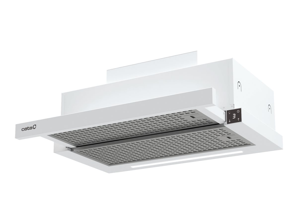 CATA Hood | CAMPANA TFH 6830 GWH | Telescopic | Energy efficiency class A+++ | Width 60 cm | 795 m³/h | Touch control | LED | White - Image 2