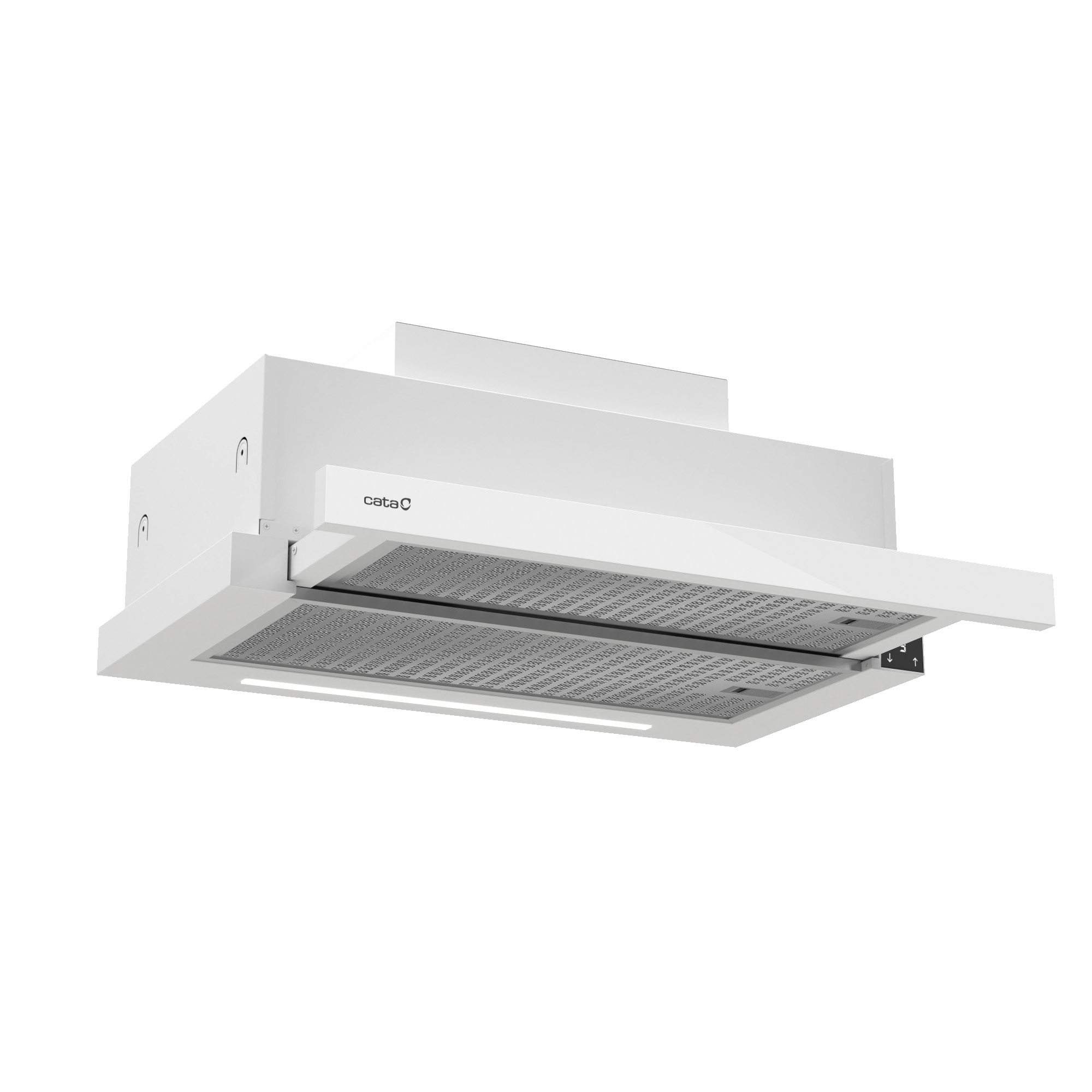 CATA Hood | CAMPANA TFH 6830 GWH | Telescopic | Energy efficiency class A+++ | Width 60 cm | 795 m³/h | Touch control | LED | White - Image 3