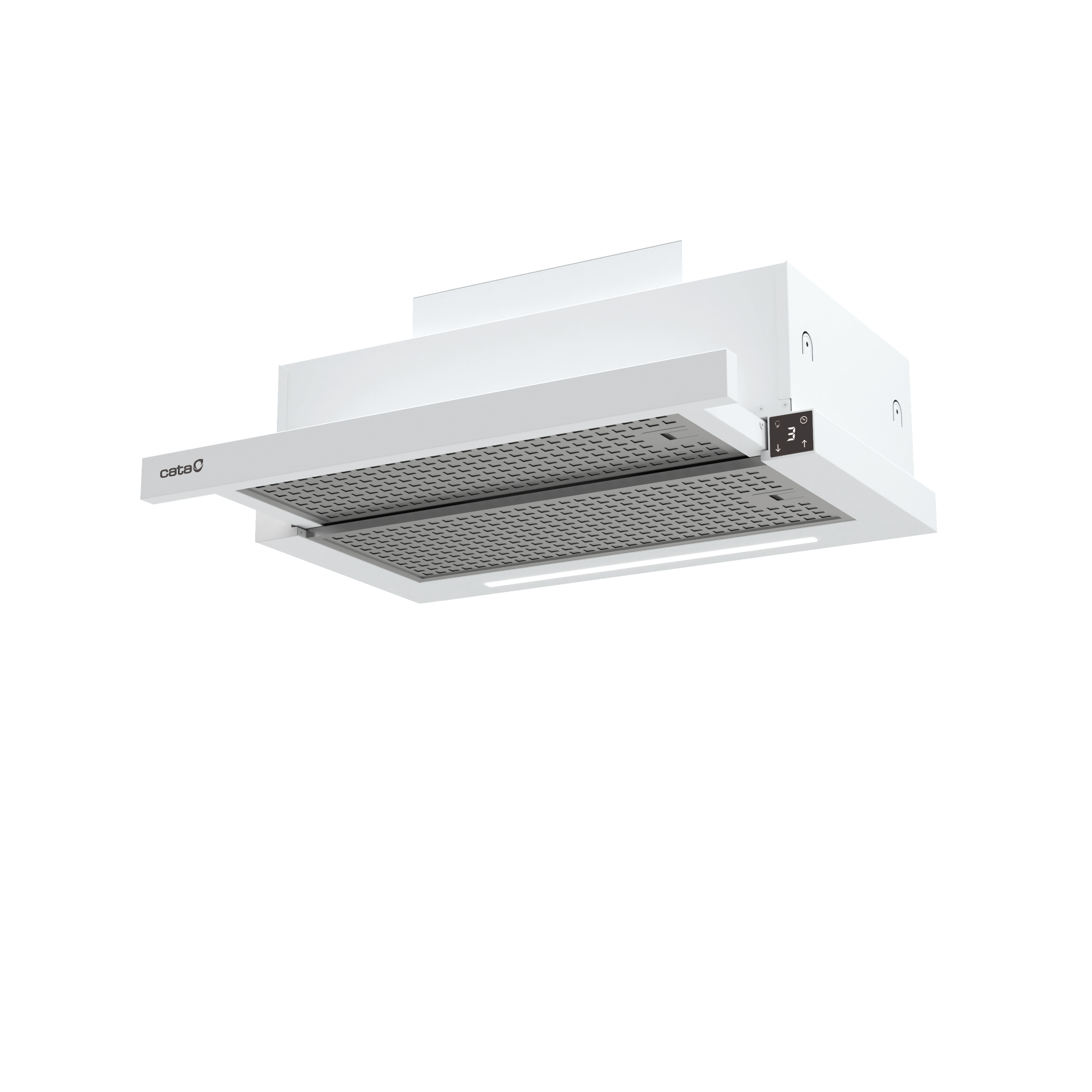CATA Hood | CAMPANA TFH 6830 GWH | Telescopic | Energy efficiency class A+++ | Width 60 cm | 795 m³/h | Touch control | LED | White - Image 4