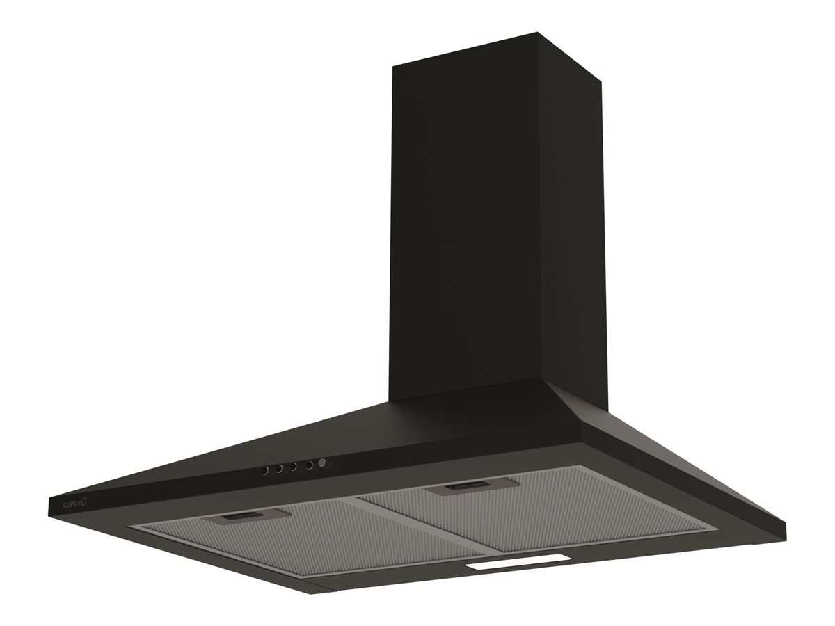 CATA Hood | VK 6000 BK | Wall mounted | Energy efficiency class A | Width 60 cm | 395 m³/h | Mechanical | LED | Black - Image 2