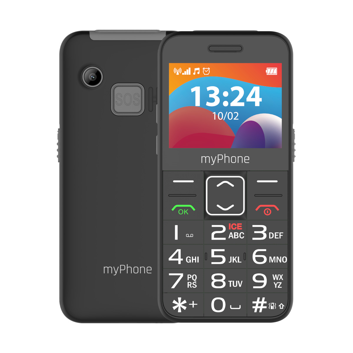 myPhone HALO | 3 LTE | Black | 2.4 " | IPS | 48 MB | 128 MB | Dual SIM | Nano SIM | 3G | Bluetooth | 2.1 | USB version Type-C | Built-in camera | Main camera resolution 0.3 MP | 1400 mAh - Image 17